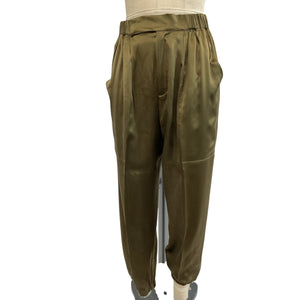 Nicholas Silky Khaki Neha Pants Size 4