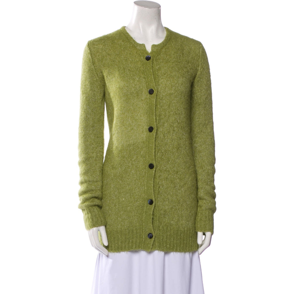 Dries Van Noten 'Alpaca' Green Crew Neck Sweater Size XS - NWT