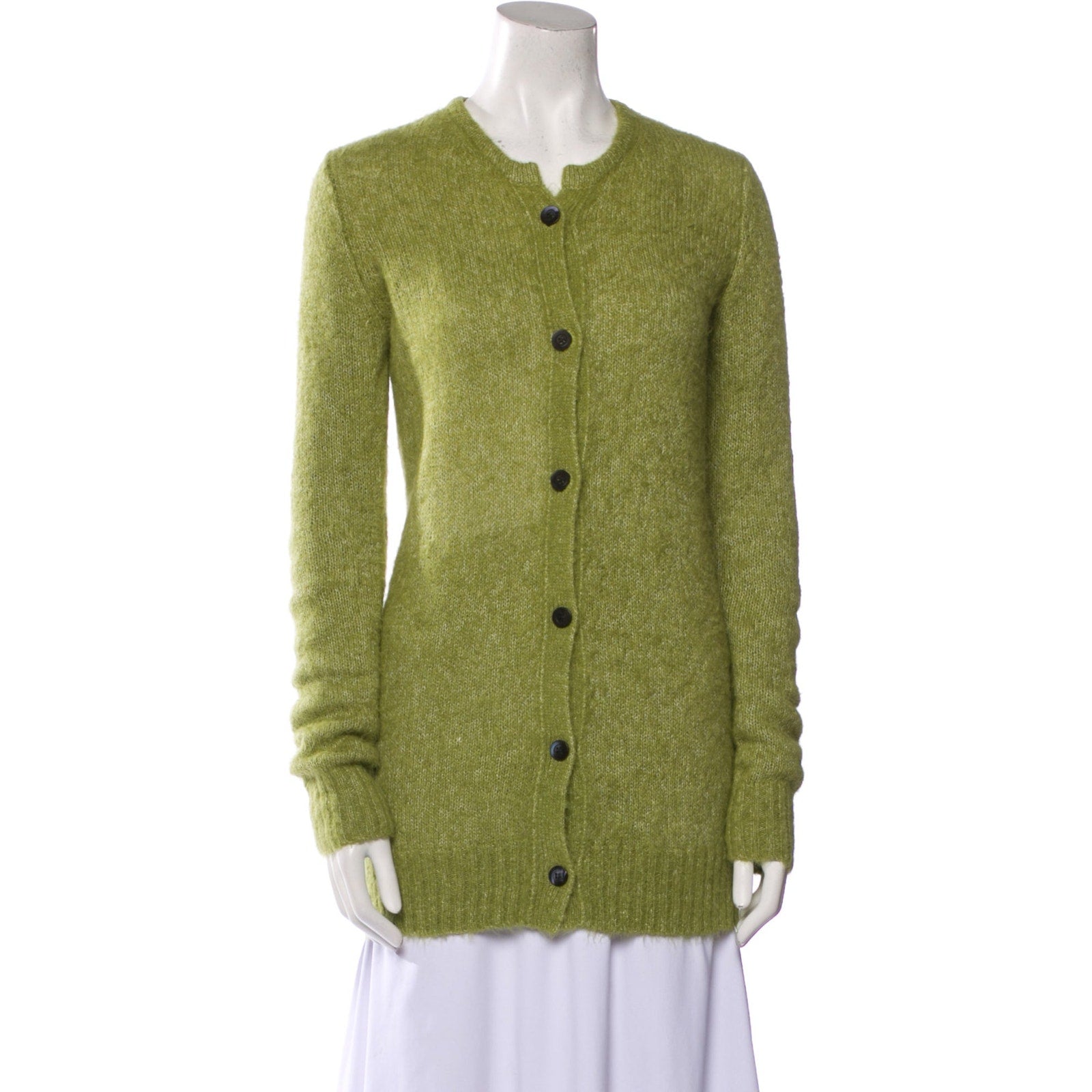 Dries Van Noten 'Alpaca' Green Crew Neck Sweater Size XS - NWT