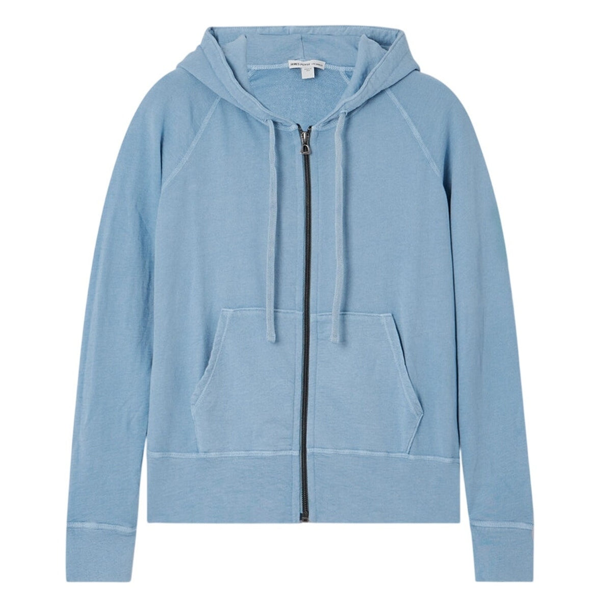 James Perse Terry Blue Zip Hoodie Jacket Size 3