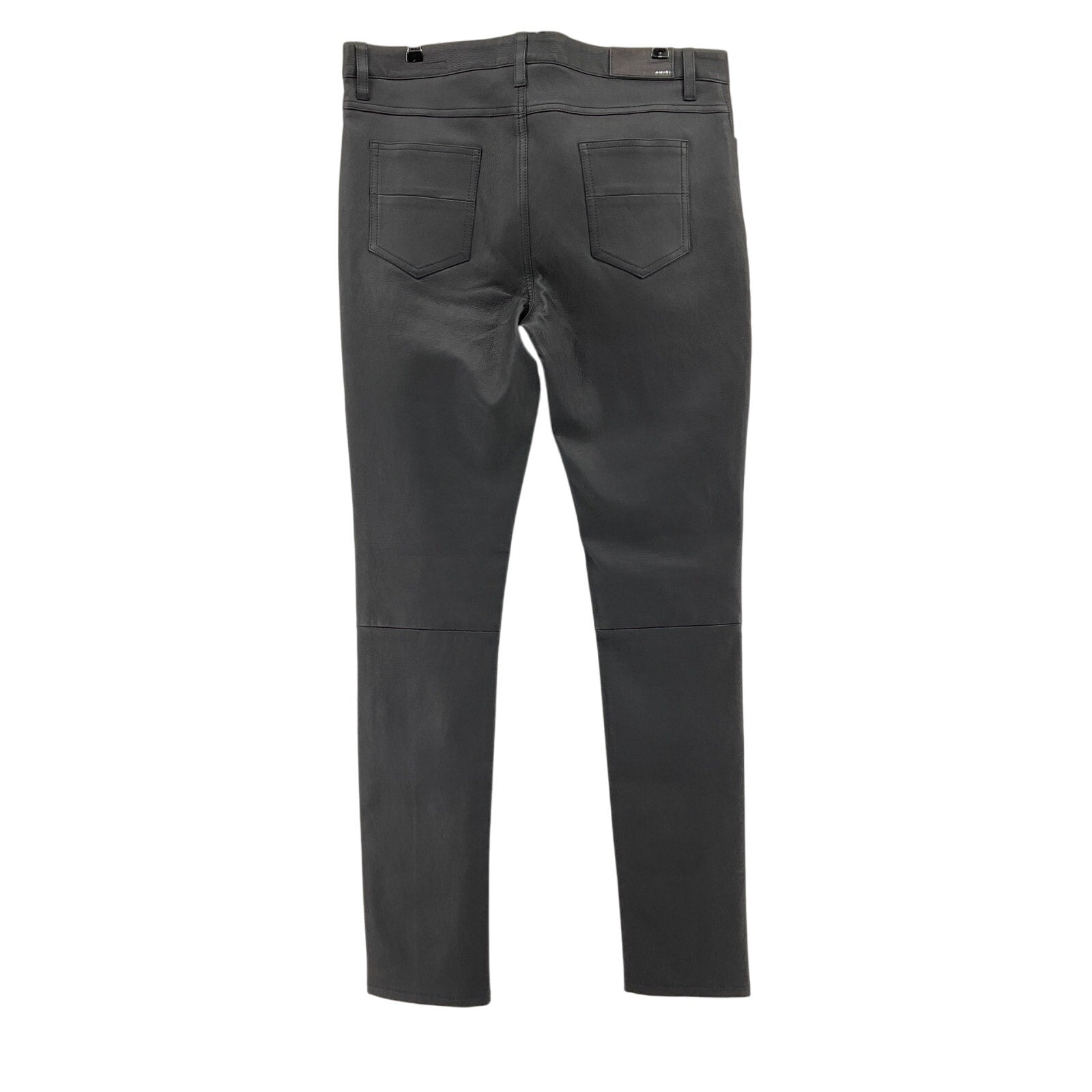 Amiri 5 Pocket Black Leather Pant Size IT 52 / US 36 - NWT