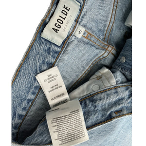 Agolde Distressed Blue Jamie Denim Jeans Size 25