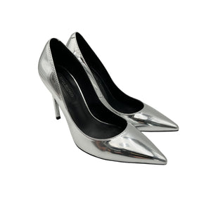 Tony Bianco Metallic Silver Anja Pumps Size 6.5
