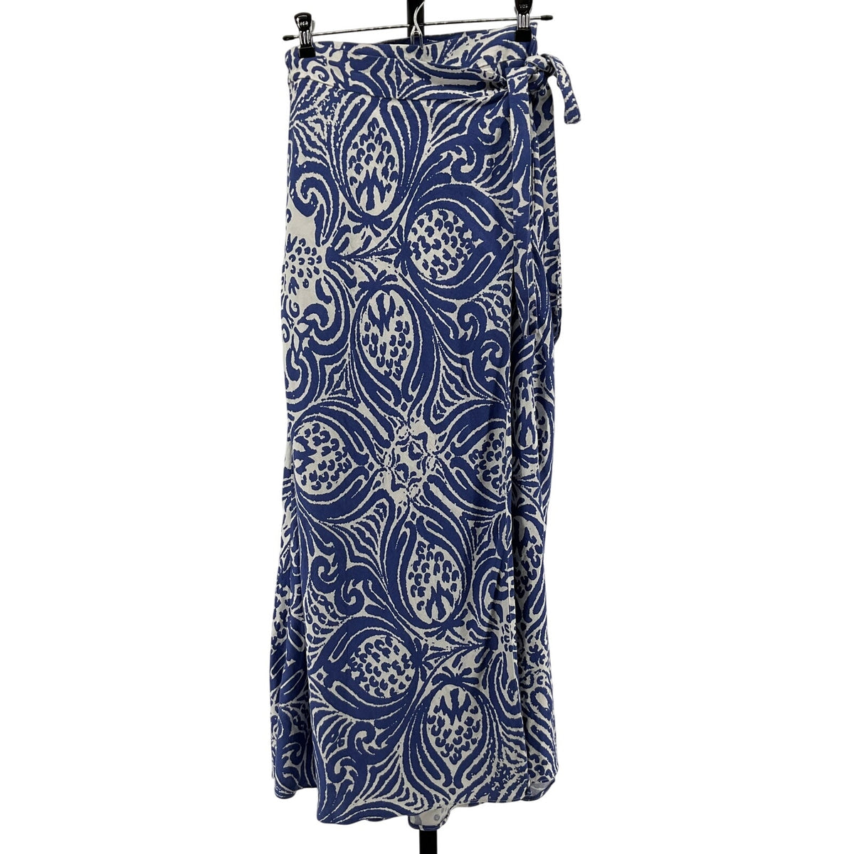 Shona Joy Printed Blue Pombeline Skirt Size AUS 8 / US 4
