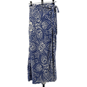 Shona Joy Printed Blue Pombeline Skirt Size AUS 8 / US 4