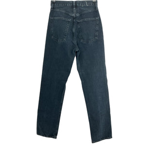 Agolde Classic Black 90s Pinch Waist High Rise Straight Denim Jeans Size 23