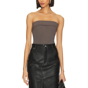 Lpa Sleek Gray Santino Tube Top Size S