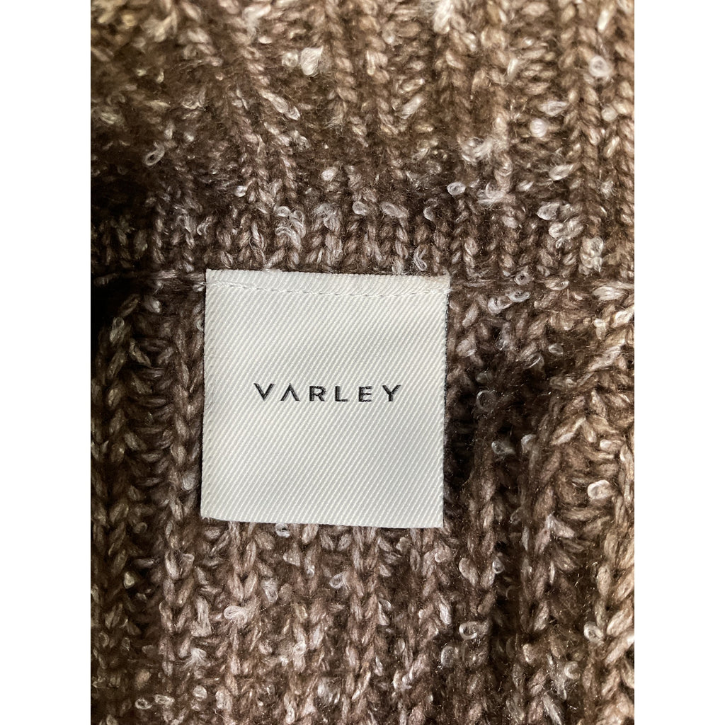 Varley 'Amelia' Brown Oversize Shaker Half Zip Sweater Size XS