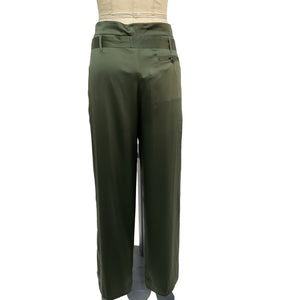 Simkhai Pleated Green Arlet Pants Size 6