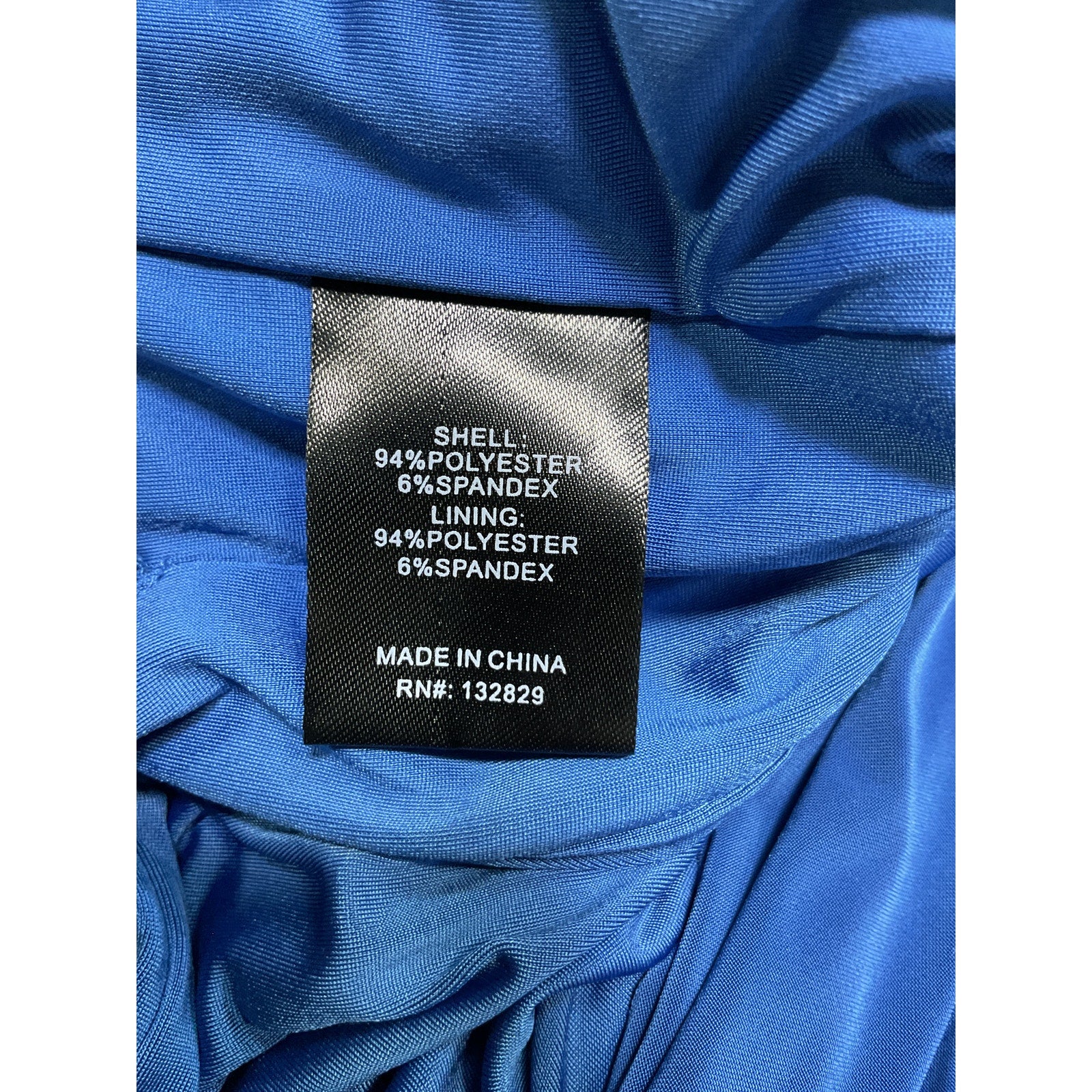 Michael Costello x Revolve 'Sapphire' Blue Polyester Gown Size XS