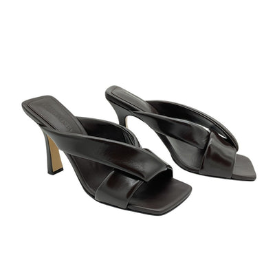 Bottega Veneta Sleek Brown Riva Sandals Size EU 38.5 / US 8.5