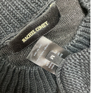 Rachel Comey Embellished Black Laur Sweater Vest Size M
