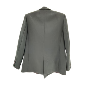 Maje 'Vila' Green Polyester Double Breasted Blazer Size 38