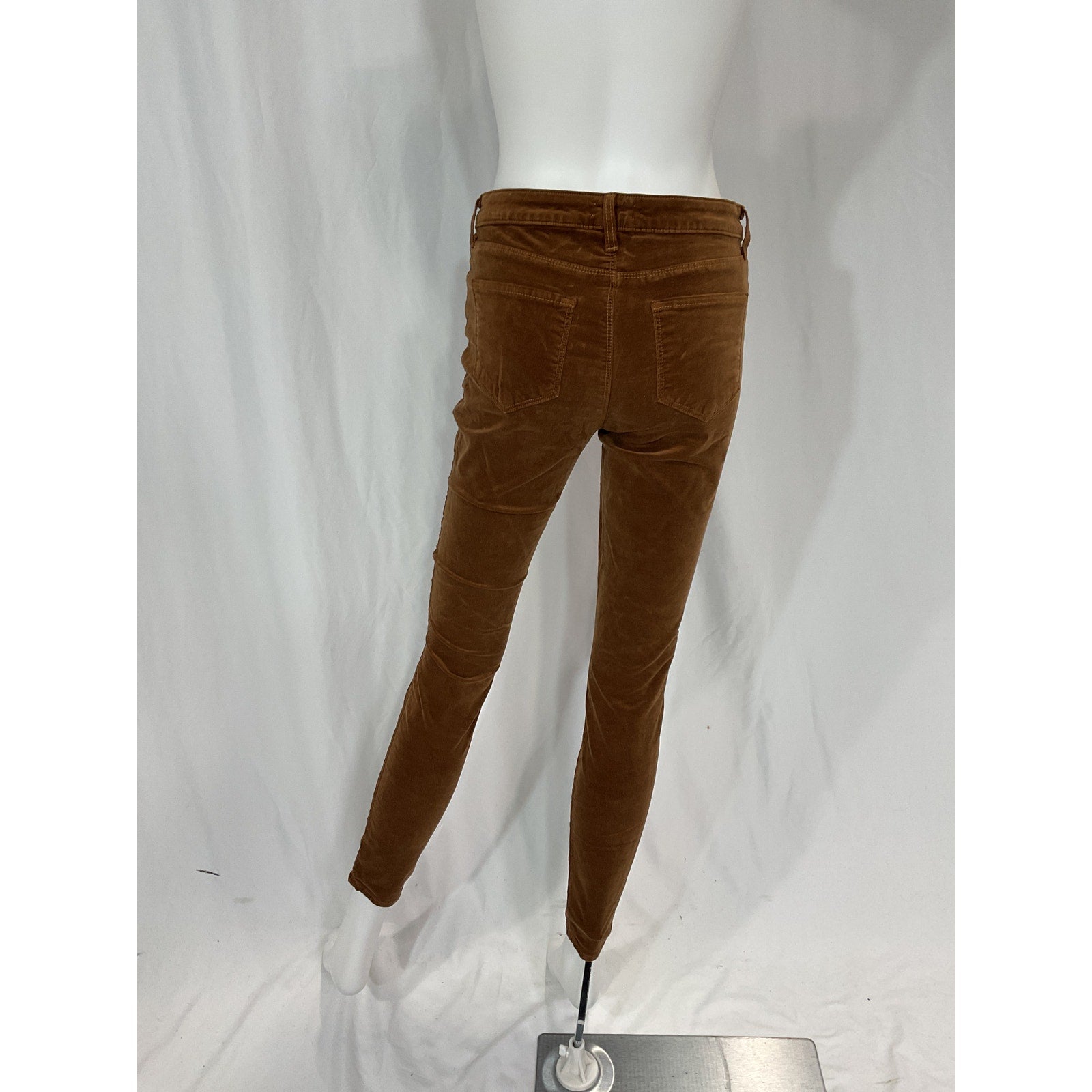 L'Agence 'Marguerite' Brown Velvet Denim Jean Size 27