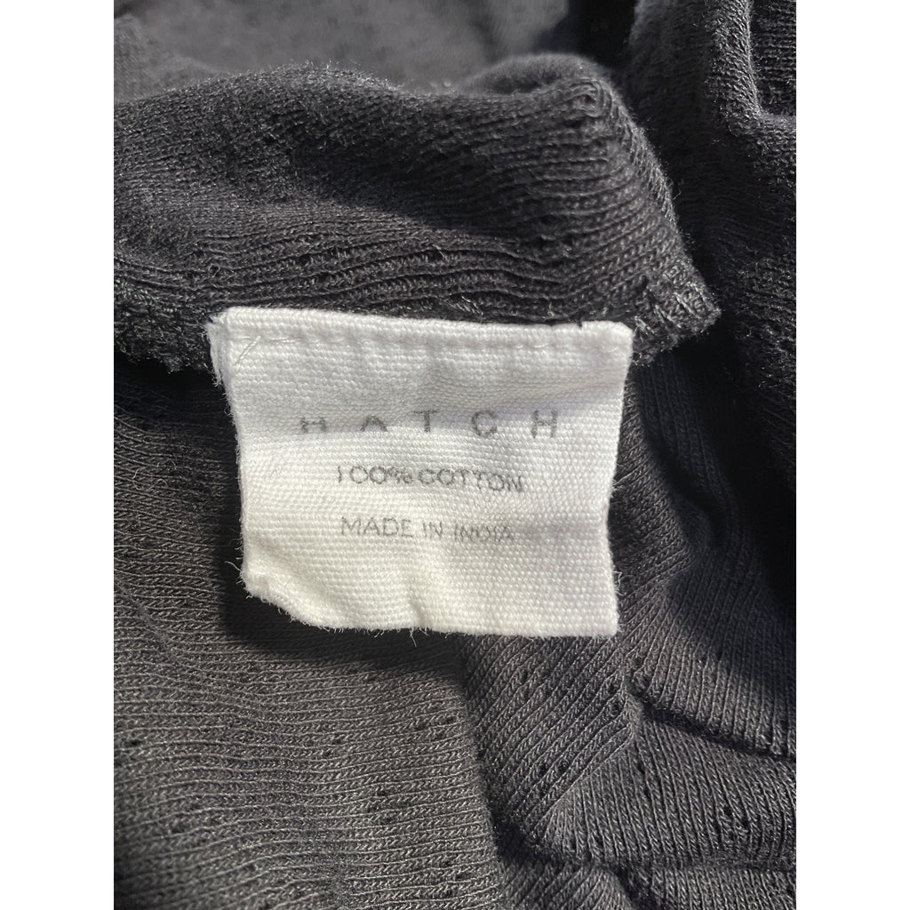Hatch The 24/7 Black Cotton Feeding Jumpsuit Size 1