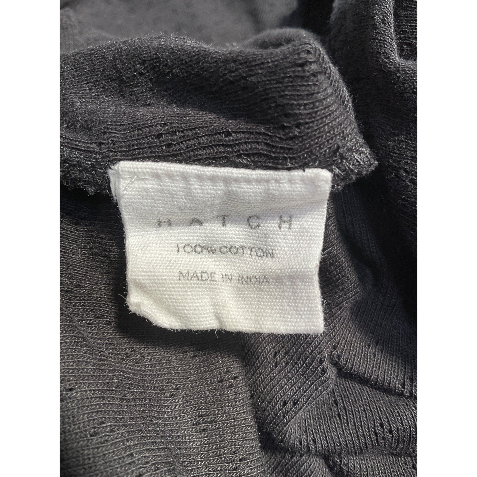 Hatch The 24/7 Black Cotton Feeding Jumpsuit Size 1