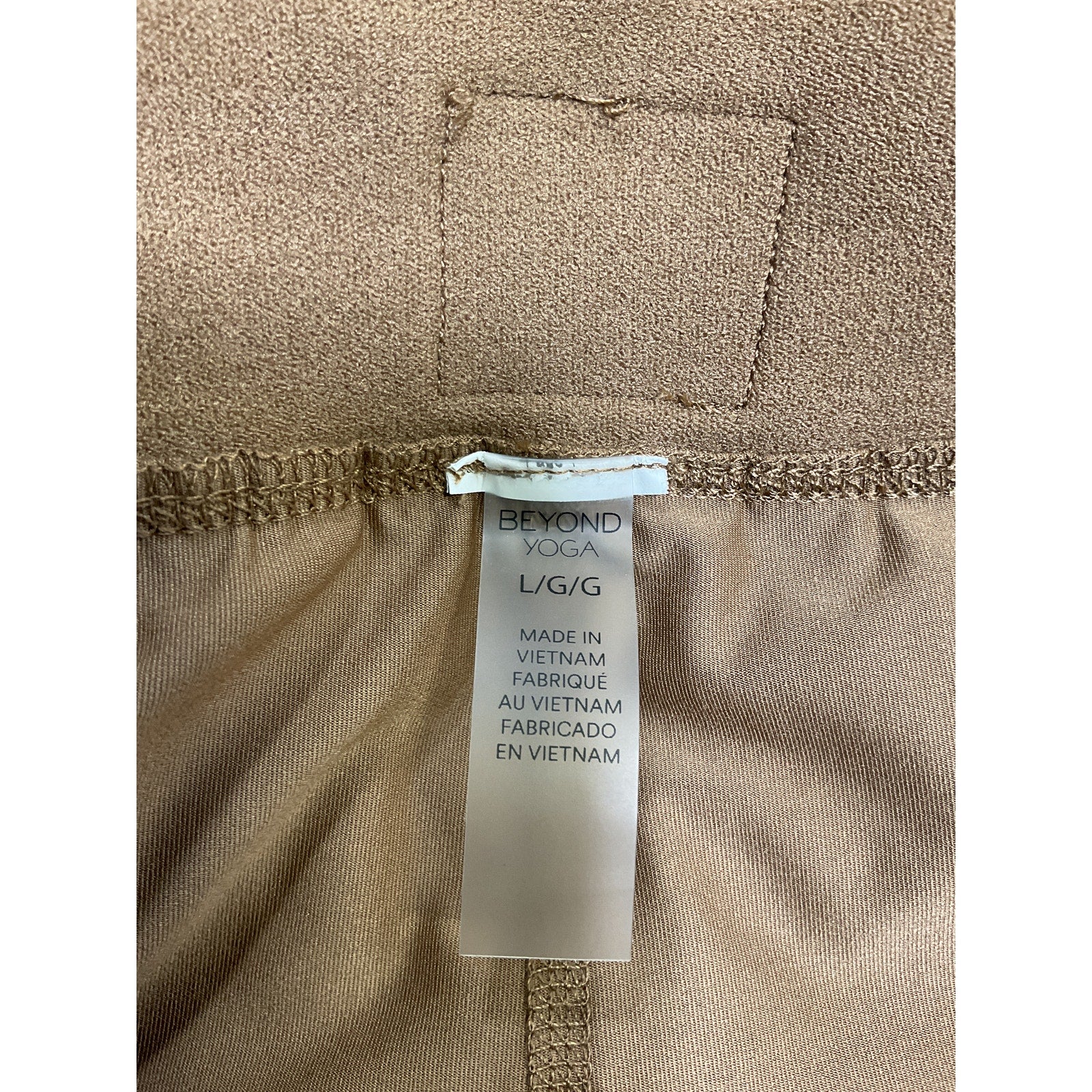 Beyond Yoga If You Pleats Tan Mini Skirt Size L