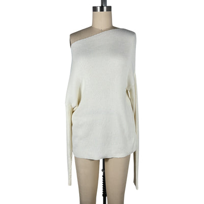 Lpa Ribbed Cream Costa Sweater Size XS