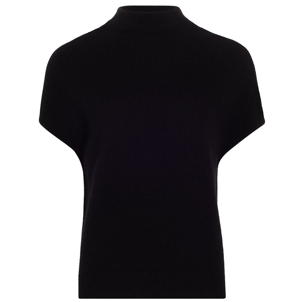 Vince Wool Blend Black Mock Turtleneck Sweater Vest Size M