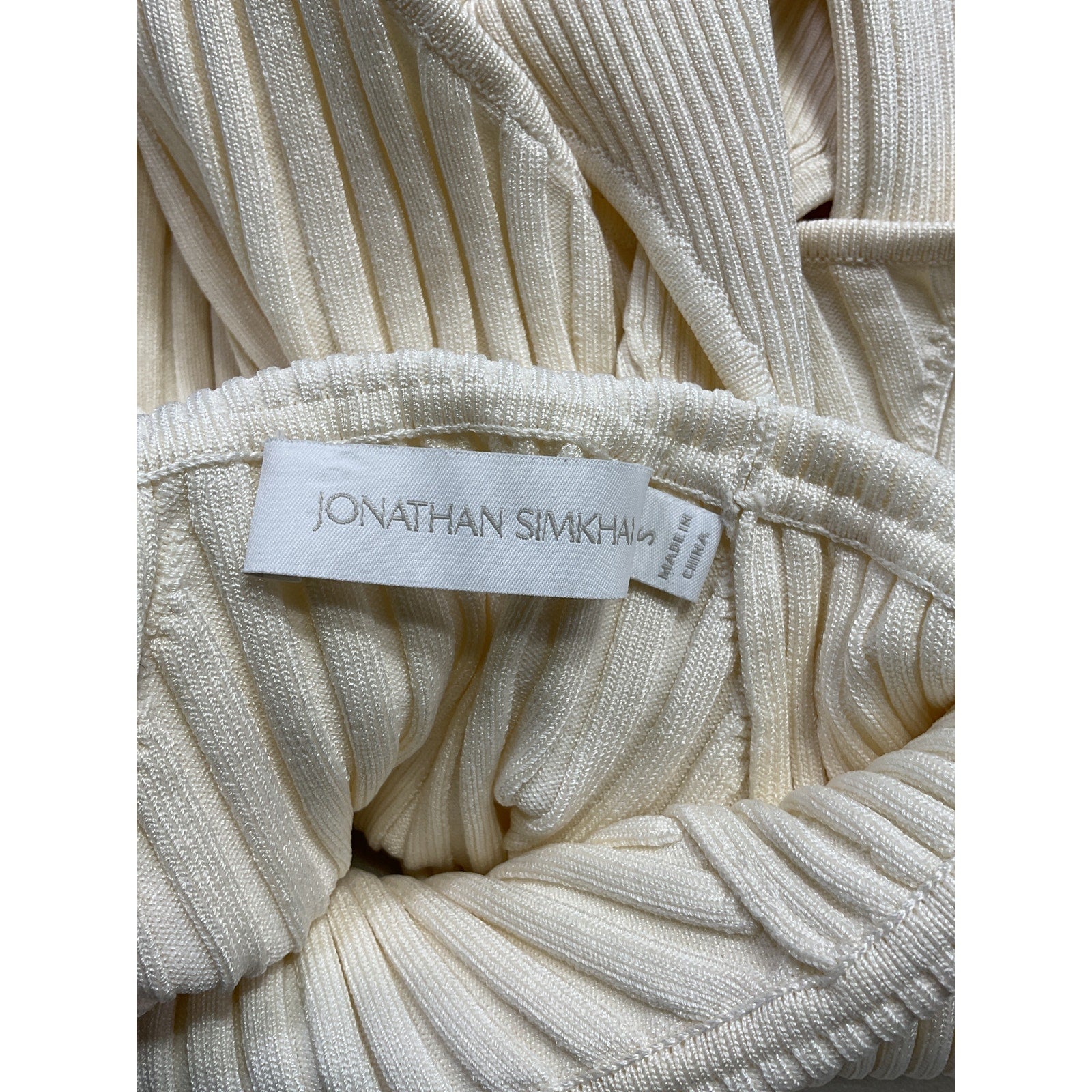 Simkhai 'Vivianne' White Side Cut Out Top Size S