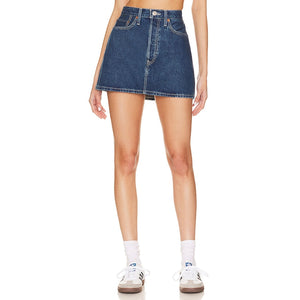 Re/Done Classic Denim 90s Mini Skirt Size 28