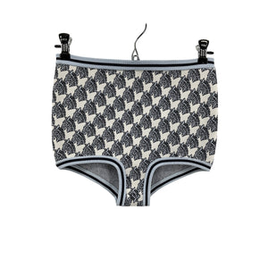 Tory Burch Blue Viscose Jacquard Shorts Size XS