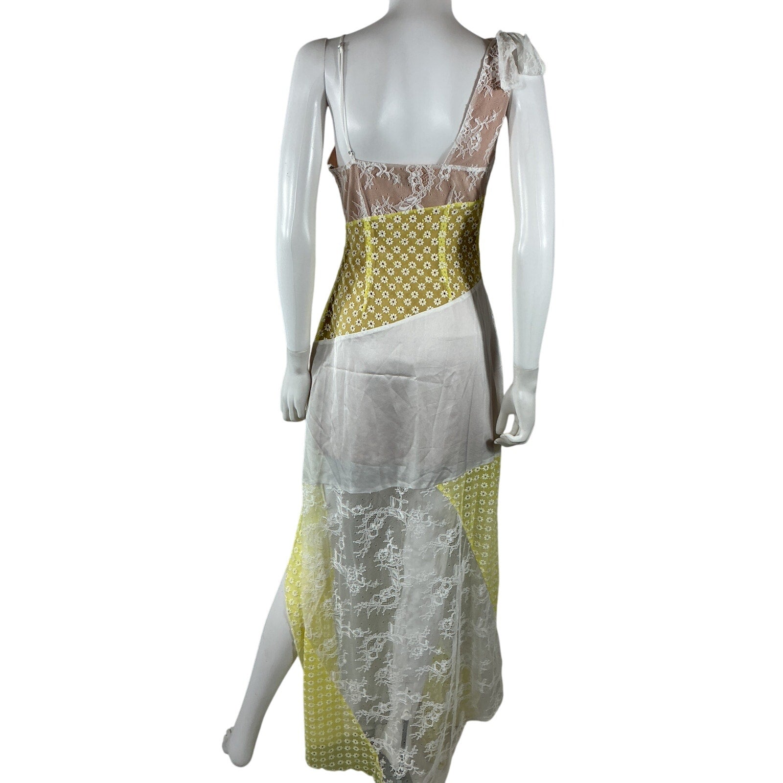 Majorelle 'Janis' White Nylon Maxi Dress Size S