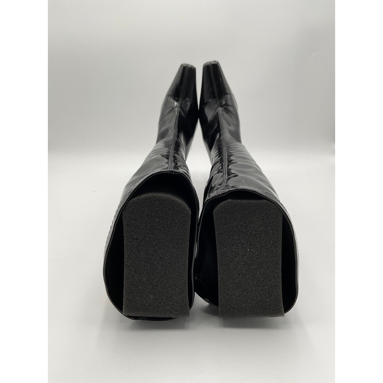 Helsa 'Snipped' Black Leather Toe Boot Size 7