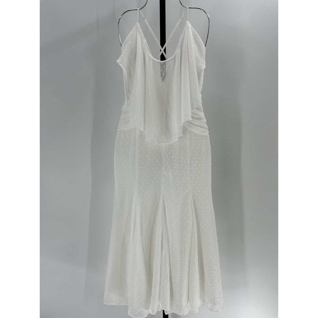 Katie May Show The F White Polyester Up Dress Size M - NWT