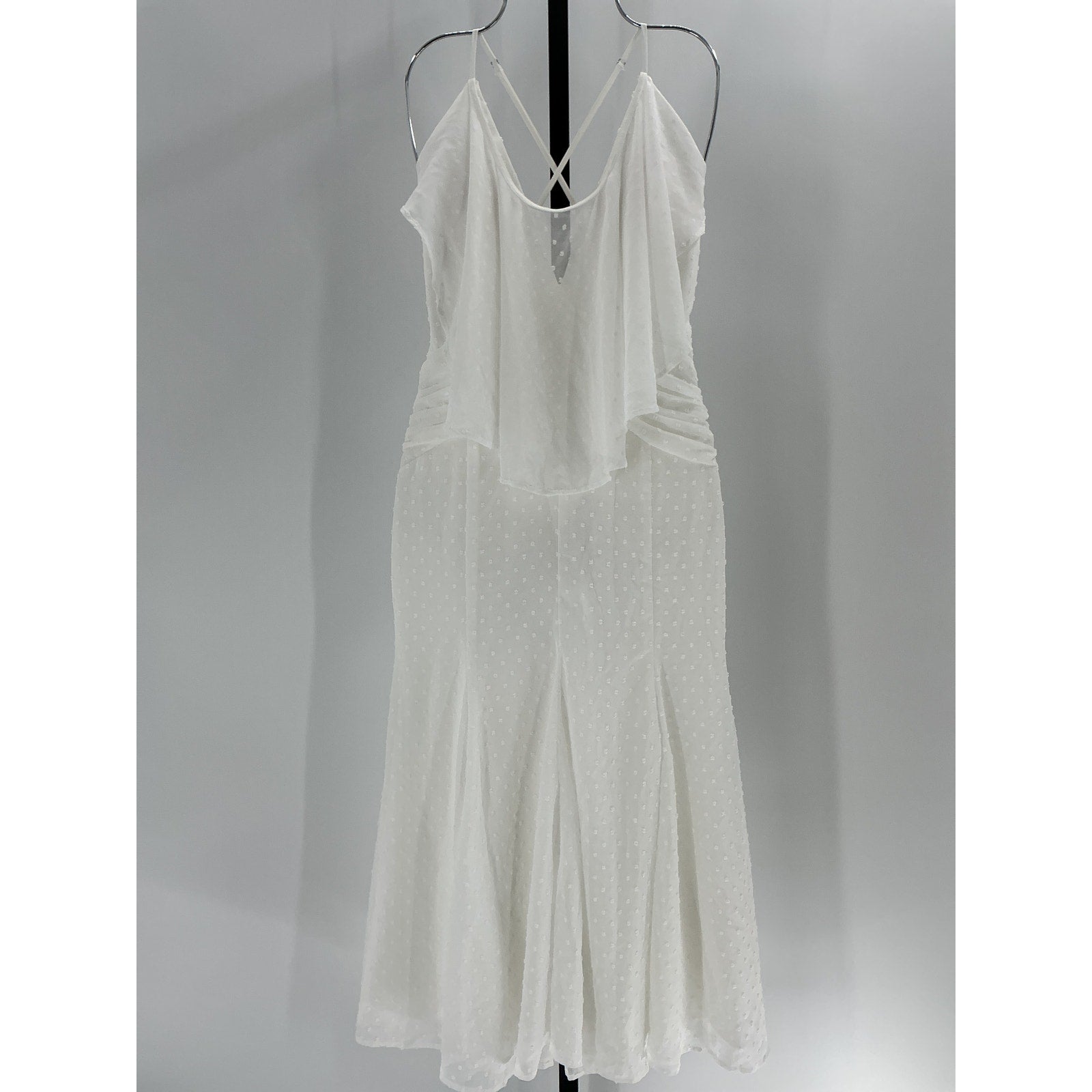 Katie May Show The F White Polyester Up Dress Size M - NWT