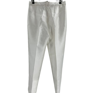Ronny Kobo Tailored Ivory Carrine Pants Size M