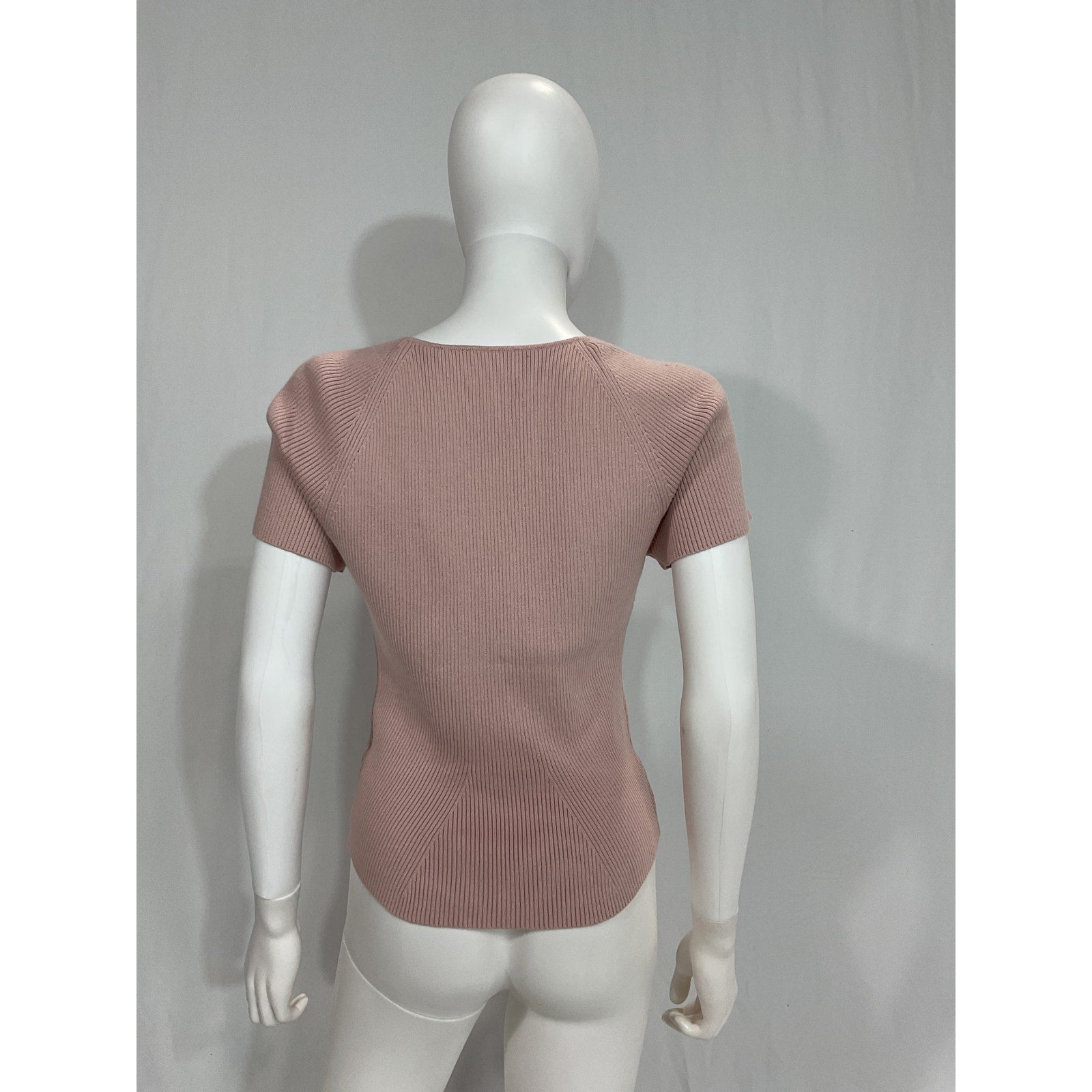 Pistola Denim 'Tiff' Pink Sweetheart Neck Sweater Size L