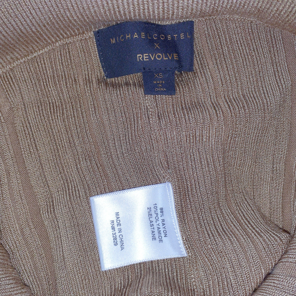 Michael Costello x Revolve 'Kadri' Tan Pant Size XS