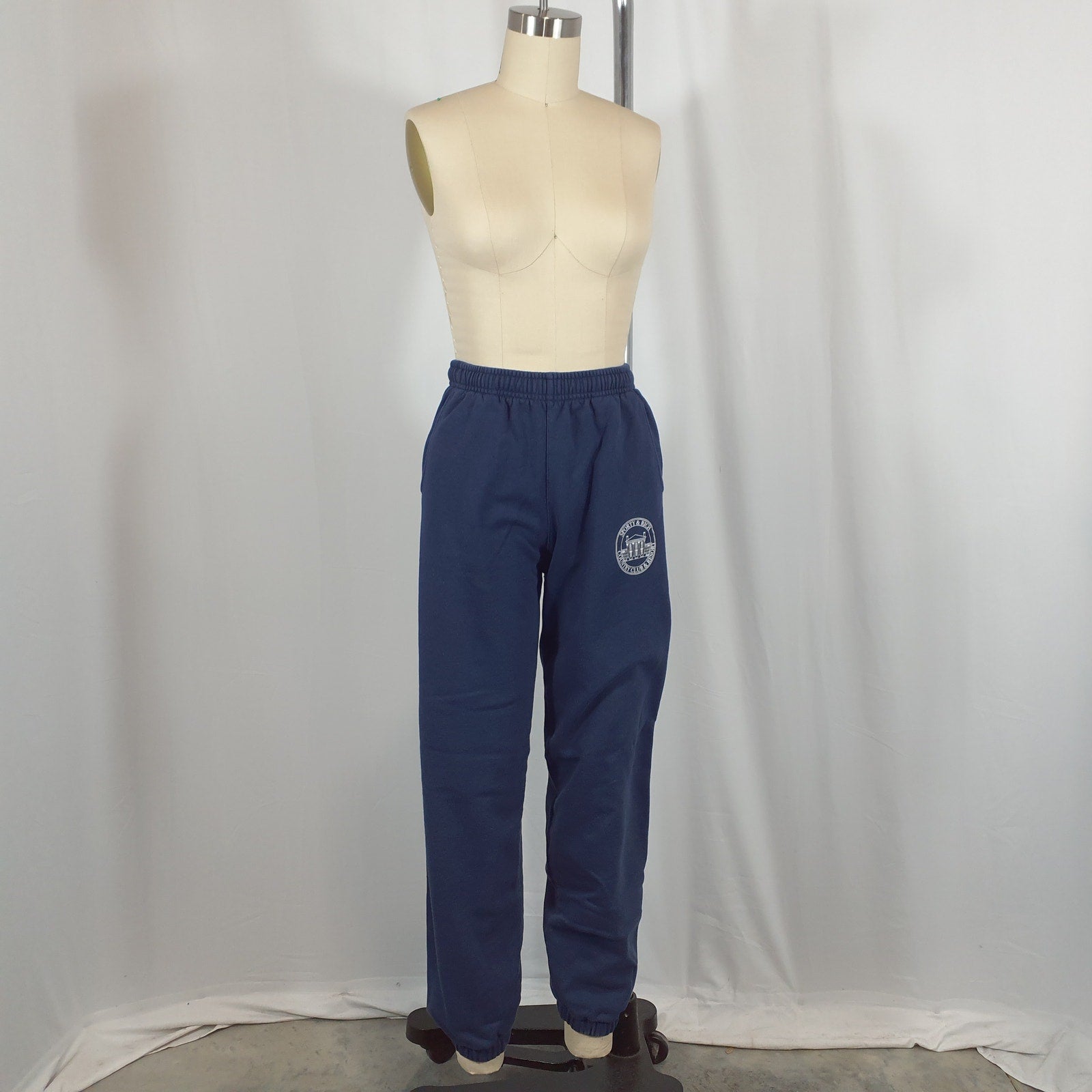 Sporty & Rich 'Vendome' Blue Cotton Resort Sweatpant Size XS