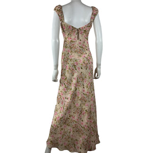 For Love & Lemons Romantic Multicolor Emmaline Maxi Dress Size XXS