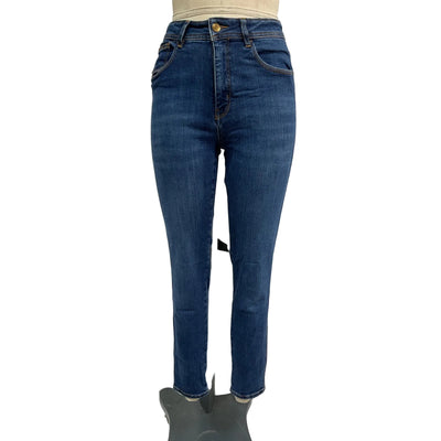 Sézane The Perfect Slim Blue Denim Eco-Friendly Denim Size 29