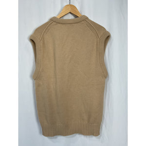 Chloé Brown Cashmere V-Neck Sweater Vest Size XS