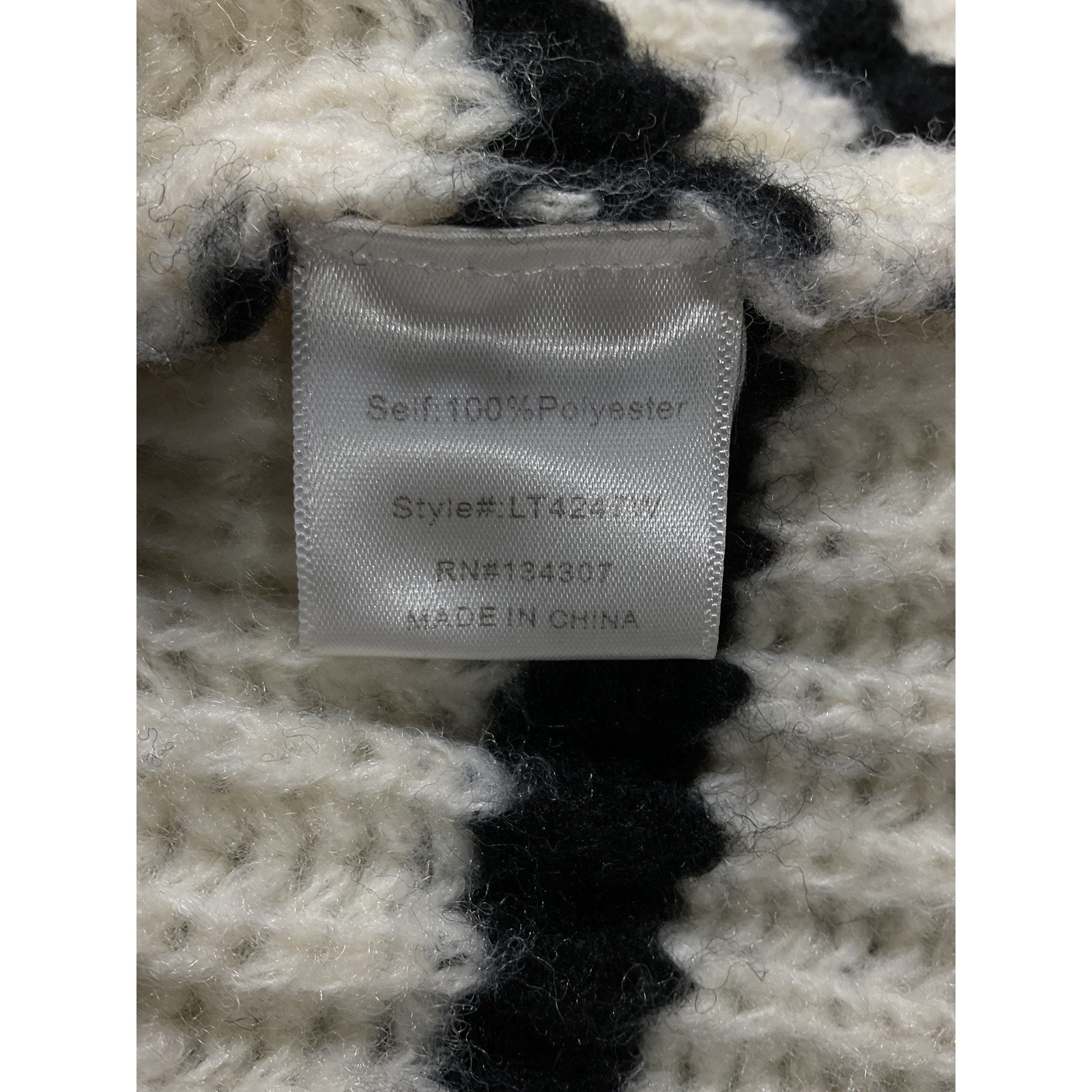 Line & Dot 'Ariel' White Turtleneck Knit Sweater Size S