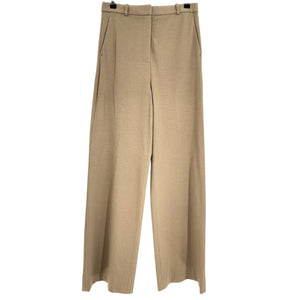 Halston Wide-Leg Tan Andy Pants Size 4