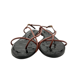 Schutz Strappy Black Malta Sandals Size 7