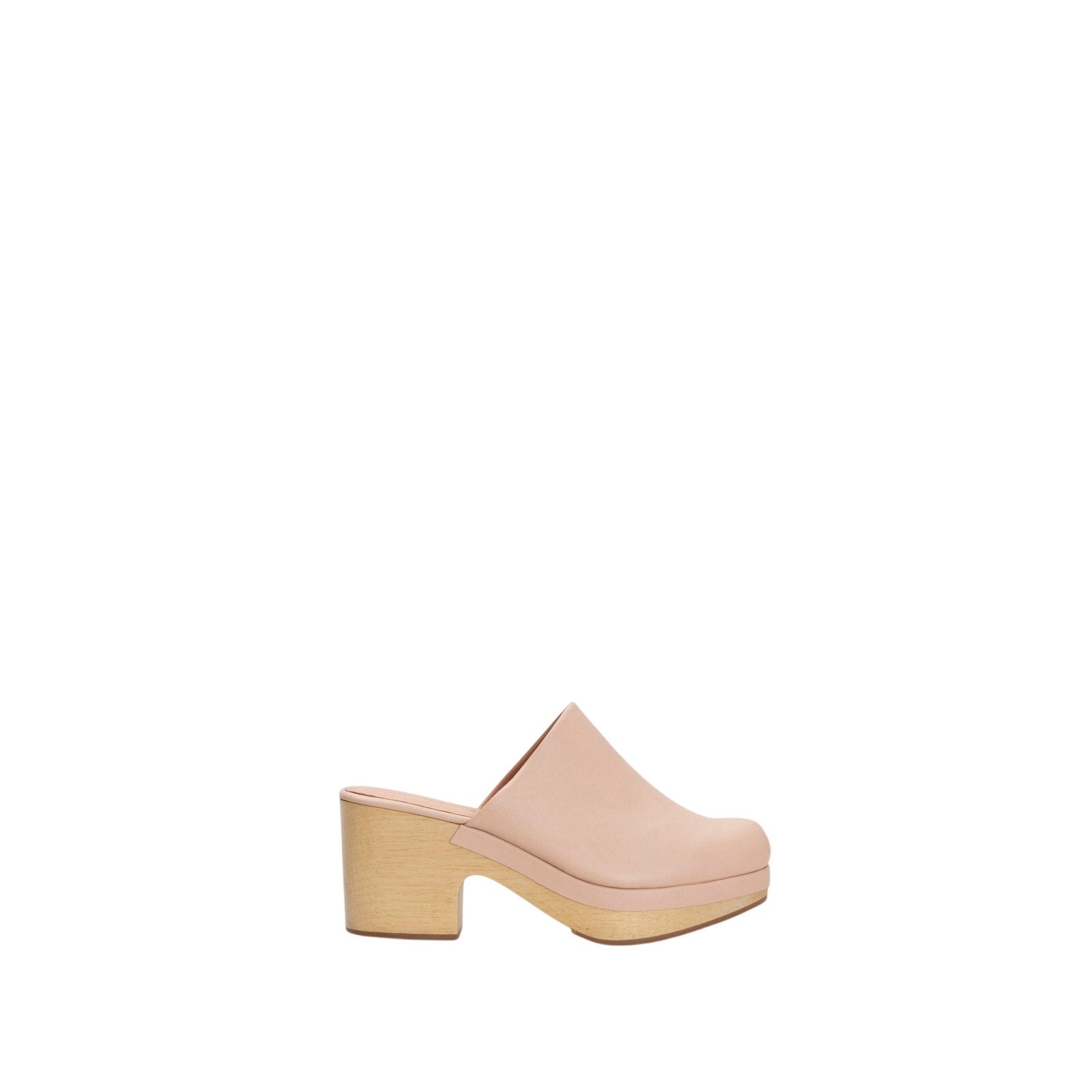 Rachel 'Comey' Pink Leather Bose Clog Size 10.5