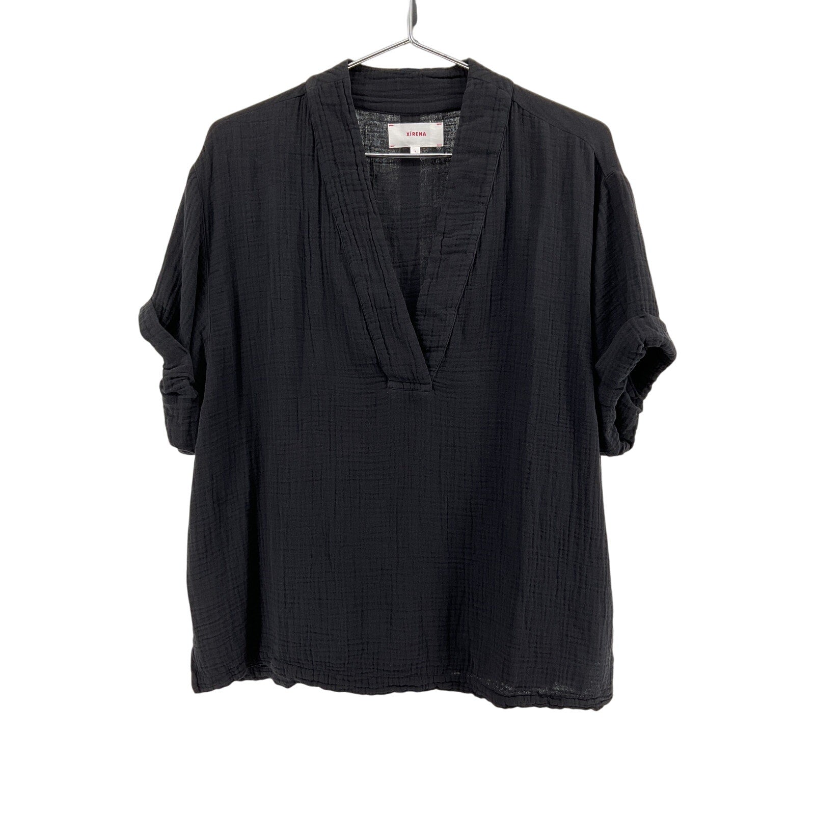 Xirena 'Avery' Black Cotton Top Size L