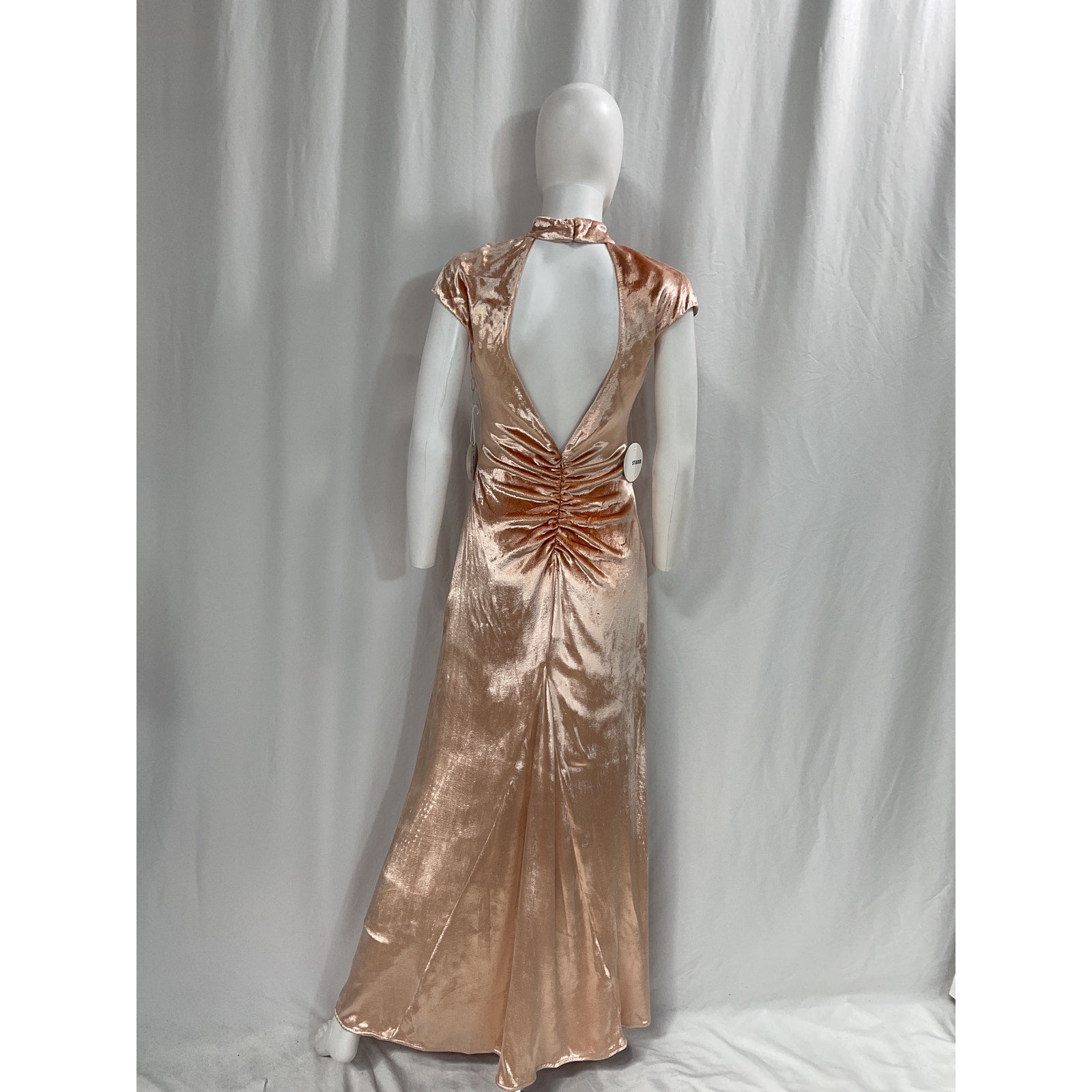 Staud 'Tina' Pink Mock Neck Cap Sleeve Dress Size 2 - NWT