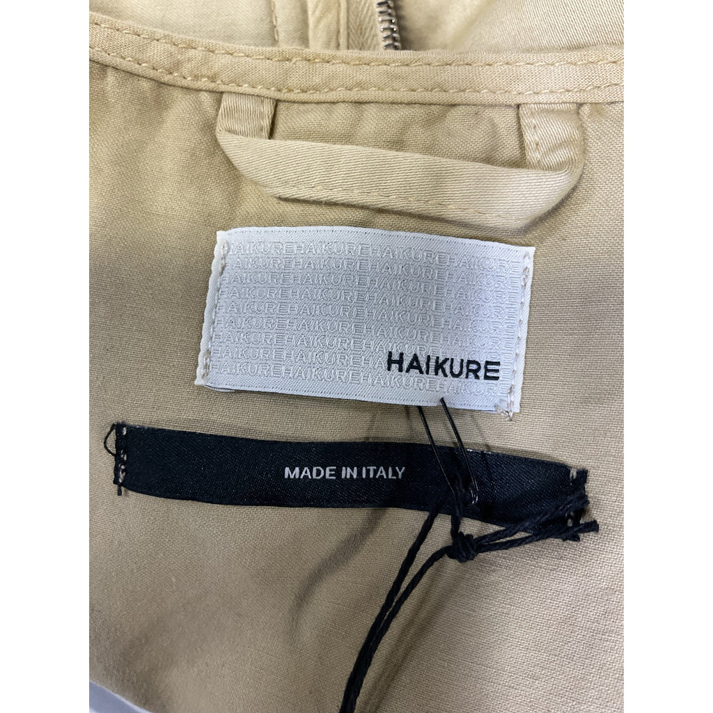 Haikure 'Gwen' Tan Cotton Satin V Neck Vest Size XS - NWT