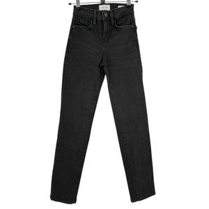 Frame Classic Black Le High Straight Denim Jeans Size 23