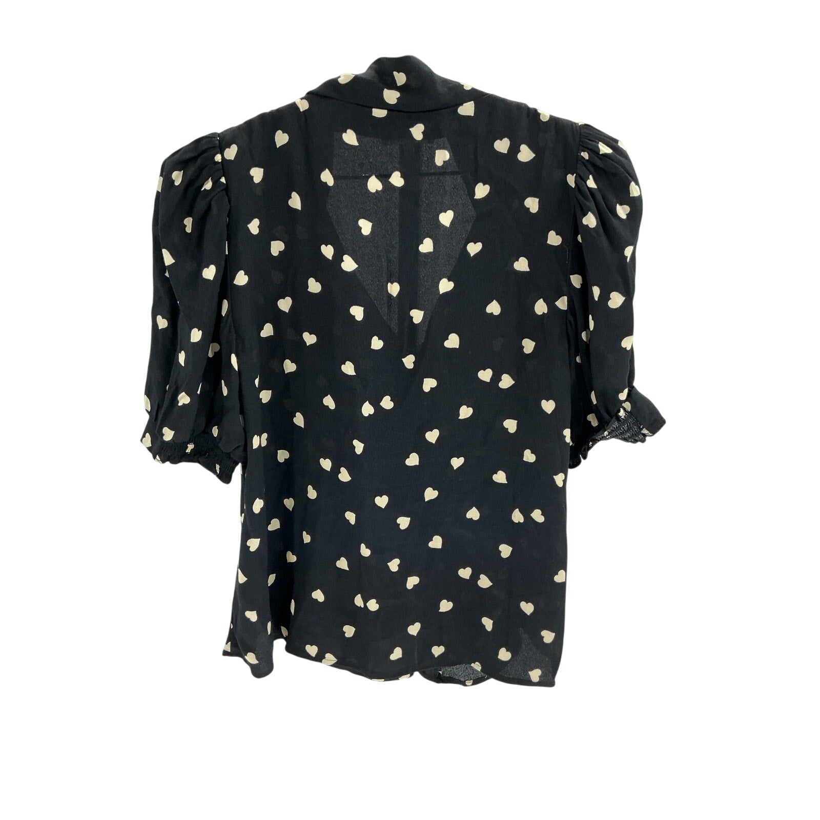 Reformation 'Joelle' Black Viscose Top Size XS