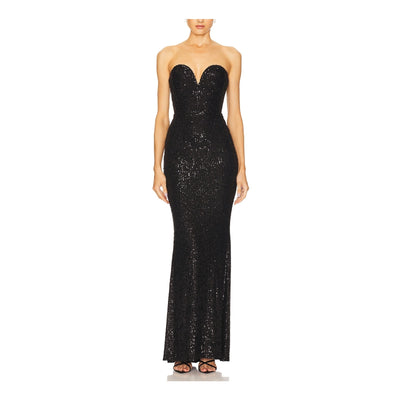 Nookie Sequined Black Lumiere Dress Size S