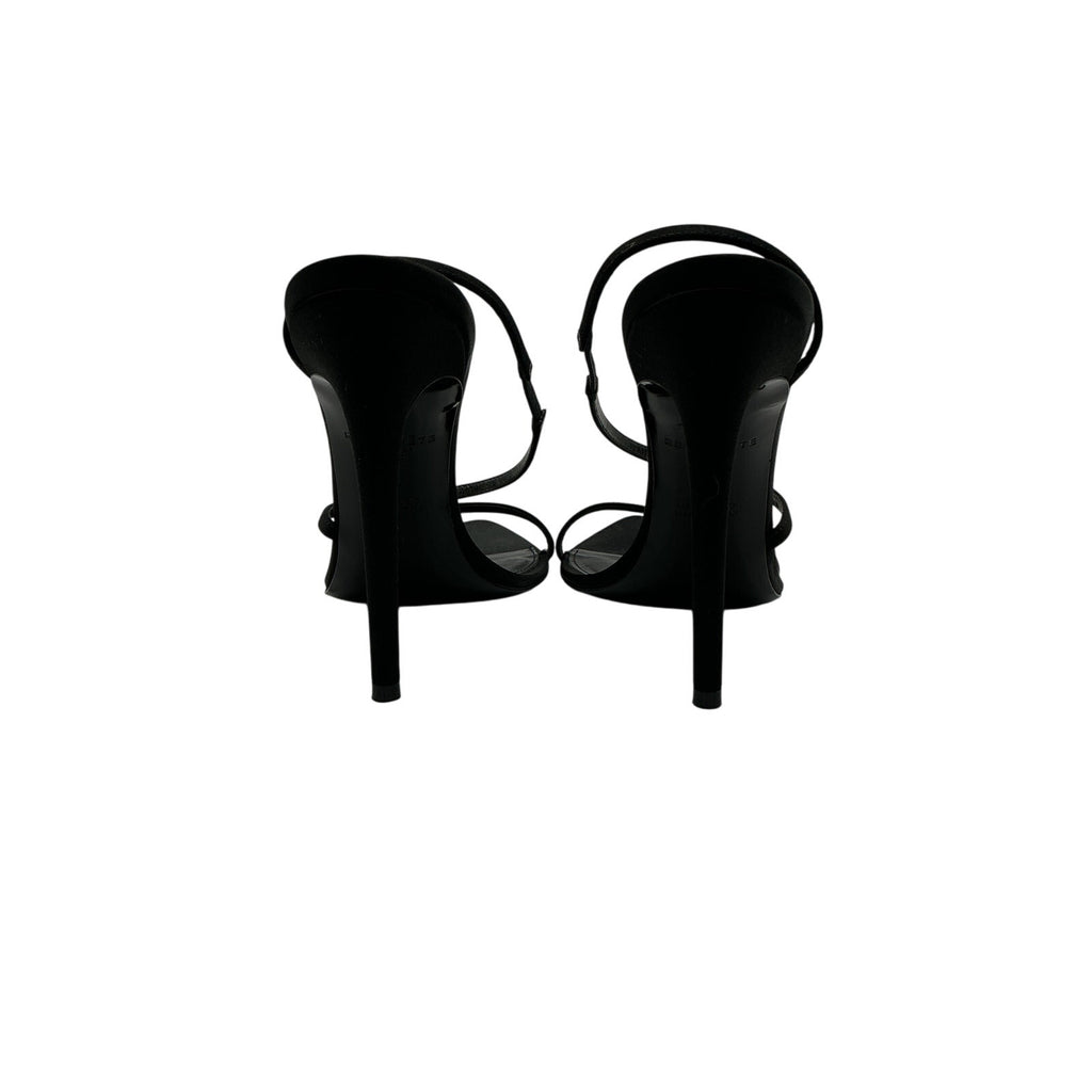 Retrofete 'Naomi' Black Leather Sandal Size 9