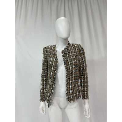 Iro 'Vella' Brown Wool-Blend Jacket Size 36