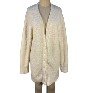 Shoreditch Ski Club Longline Cream Roxy Cardigan Size S
